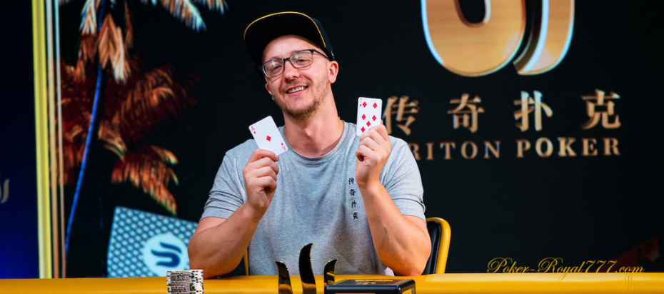 Kahle Burns won 1.7 million USD in the Triton Series 1