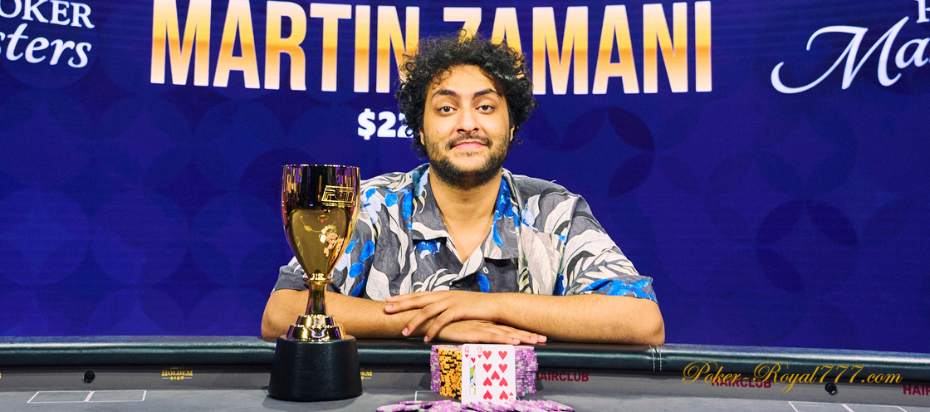 Martin Zamani won the Poker Masters event 1