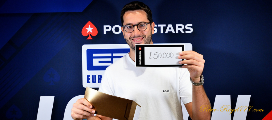 Juan Pardo became the champion of the EPT London launch event 1