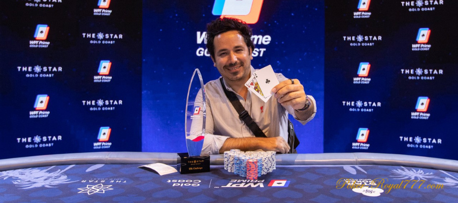 Angel Guillen won the WPT Prime Gold Coast tournament 1